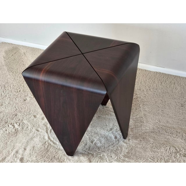 Rosewood Petalas Side Tables from Jorge Zalszupin, Set of 2 For Sale - Image 14 of 18