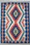Cream 1980s Vintage Hand Woven Turkish Rug Flat Weave Wool Area Kilim Oushak Rug For Sale - Image 8 of 12