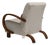19th Century France Art Deco Cream Wood Armchair For Sale