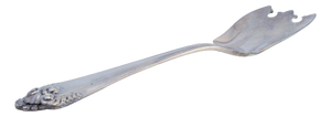 Silver Spaghetti Spoon with Reliefs