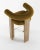 Contemporary Collector Modern Cassette Bar Chair in Bouclé Mustard by Alter Ego For Sale - Image 3 of 5