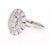 2020s 2.67 Carat Diamond Cocktail 14 Karat White Gold Ring, Size 6.5 For Sale - Image 5 of 7