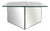 Square Mirrored Glass Blok Coffee Table by Nanda Vigo for Acerbis, 1970s For Sale
