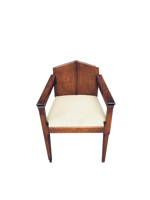 Dutch Modern Amsterdam School Dining Chairs, 1910s, Set of 4