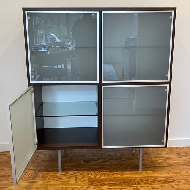 Calligaris Frosted Glass Bar Chairish