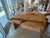 Vintage Coastal Italian Wrapped Woven Rattan Cane Wicker Desk Drawers & Chair For Sale - Image 9 of 12