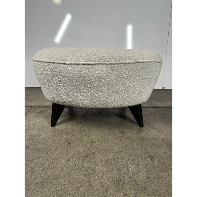 Pair of authentic licensed (21st Century) Vladimir Kagan Barrel Footstools *originally through Ralph Pucci now available...