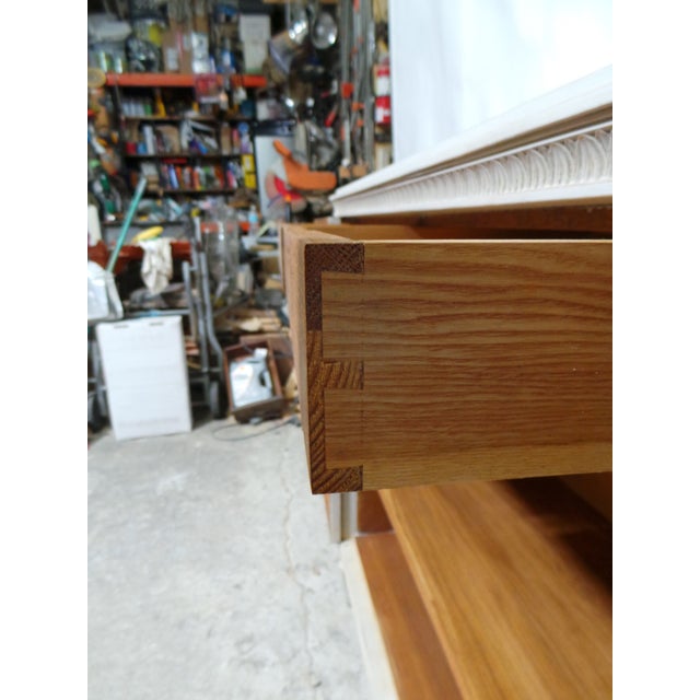 Swedish Gustavian Style Unique 4 Door Sideboard For Sale - Image 12 of 14