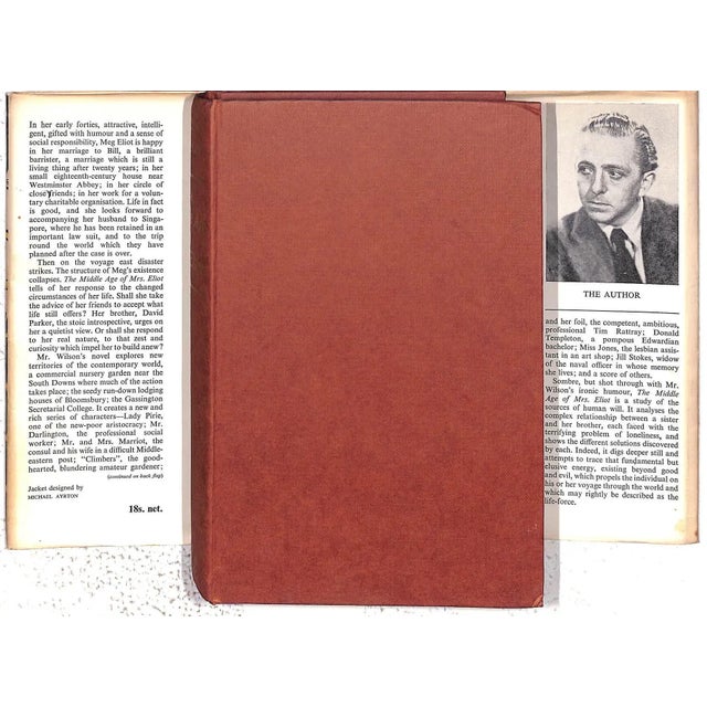 Ex-libris: Elsa Schiaparelli (SIGNED) WILSON, Angus [430] pp. Secker & Warburg 1958 First Edition 8" x 5 3/4" Jacked...