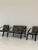 Sofa and Animalier Armchairs with Metal Frames, 1980s, Set of 3 For Sale - Image 6 of 18