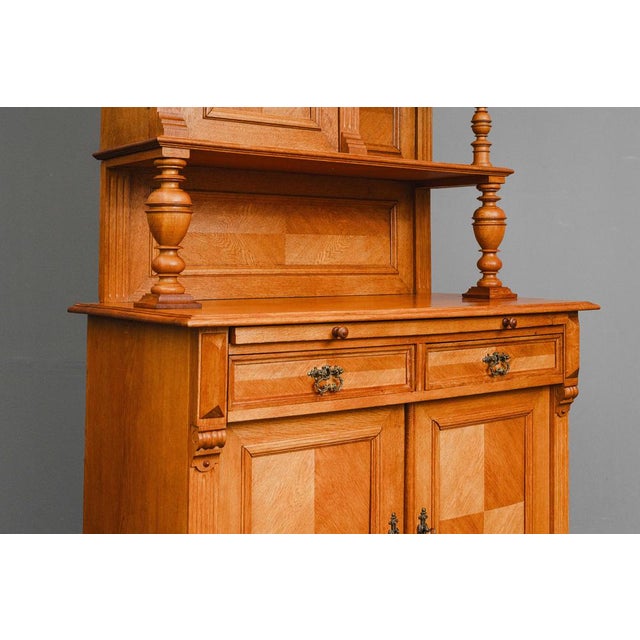 Gründerzeit Sideboard in Oak, 19th Century For Sale - Image 6 of 18