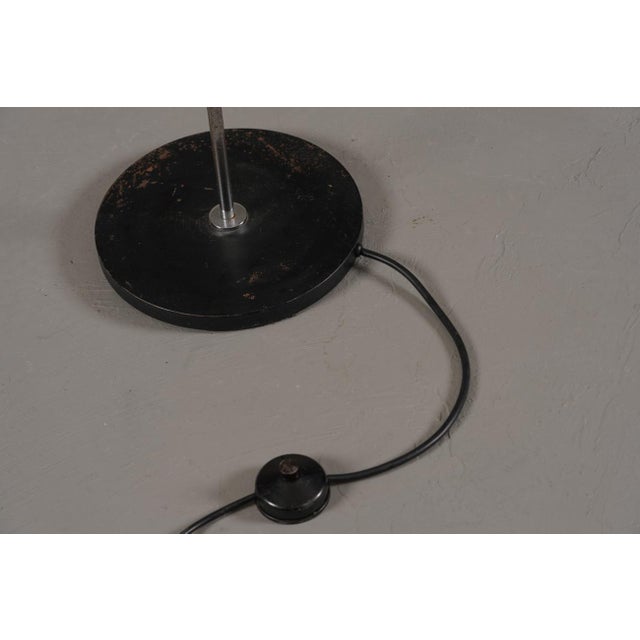 Vintage Black 2-Bulbs Floor Lamp, Germany, 1970s For Sale - Image 4 of 5