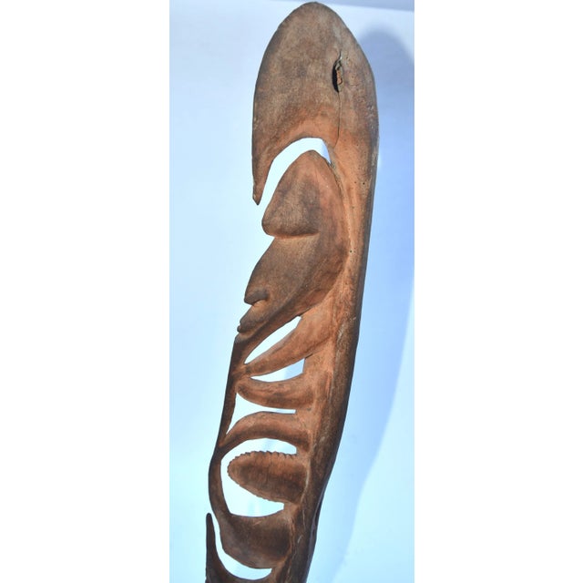 Wood Early 1900s Papua New Guinea, East Sepik Yipwon Hook Figure For Sale - Image 7 of 8