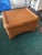 Vintage 1960s Handcrafted Wicker Coffee Table & Ottoman With Bun Feet For Sale - Image 4 of 5