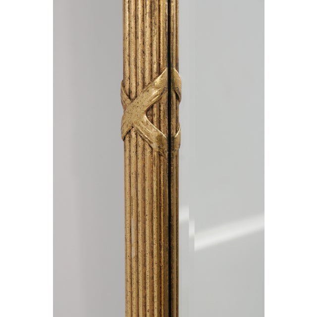 Friedman Brothers Beveled Glass Gold Frame Mirror For Sale - Image 12 of 14