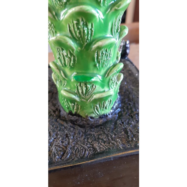 Vintage French Ceramic Lamp by Jean Roger, 1960 For Sale - Image 10 of 11