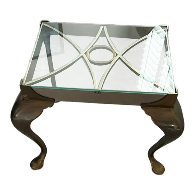 1960s Hollywood Regency Style Side Table For Sale