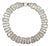 Vintage Sterling Silver Taxco Wide-Link Collar Necklace For Sale
