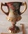 Art Nouveau Art Nouveau American Belleek 3 Handled Chalice Cornucopia Grapes Vase 1899-1905 For Sale - Image 3 of 7