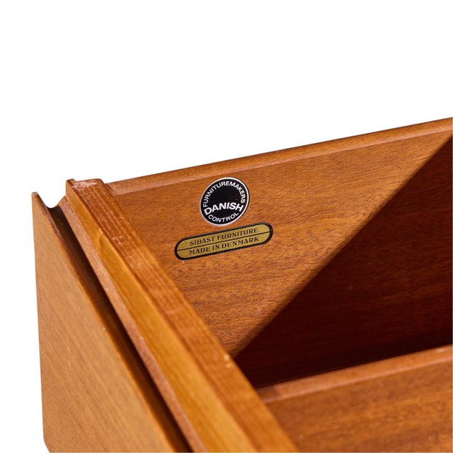 Arne Vodder for Sibast Mid Century Danish Teak 4 Drawer Dresser For Sale - Image 9 of 9