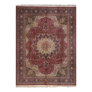 Turkish Vintage Kaysery Red Area Rug- 8' 7'' X 11' 4''