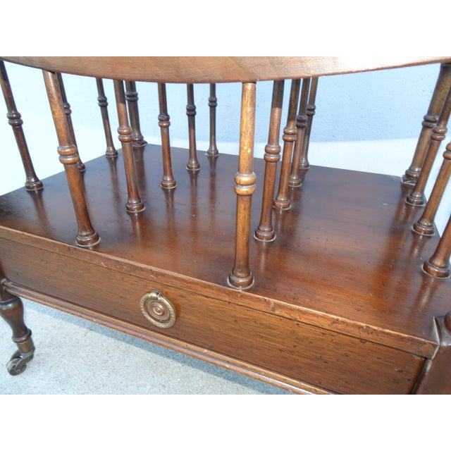 Vintage Mill Valley Canturbury Magazine Rack For Sale - Image 10 of 12