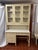 Cream Thomasville Allegro Faux Bamboo Desk With Bookcase Hutch Top and Chair For Sale - Image 8 of 18