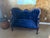 This beautiful chair is from the 1800-it was reupholstered with blue velvet.. It is stunning.. This was my husband's great...