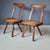The exact origin of this set of 2 chairs is not known. We purchased these as chairs from South Africa. They show...