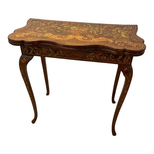 18th Century Vintage Card Table For Sale