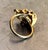 Sarah Coventry Sarah Coventry Gold Tone Adjustable Grape Bunch Ring For Sale - Image 4 of 5