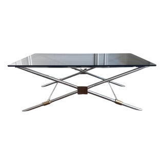Rare X-leg Coffee Table V-41 by John Vesey For Sale