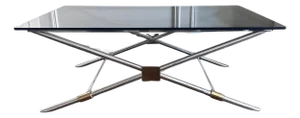 Rare X-leg Coffee Table V-41 by John Vesey