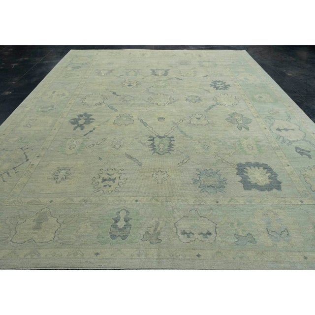 Turkish Oushak Rug 10'4" x 13'5" #18583 Explore a curated collection of hallway runners, wool rugs, and handmade...