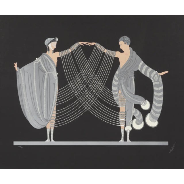 Erté (Romain de Tirtoff) (Russian/French, 1892-1990) Love and Passion Suite: The Marriage Dance 1983 Screenprint in...
