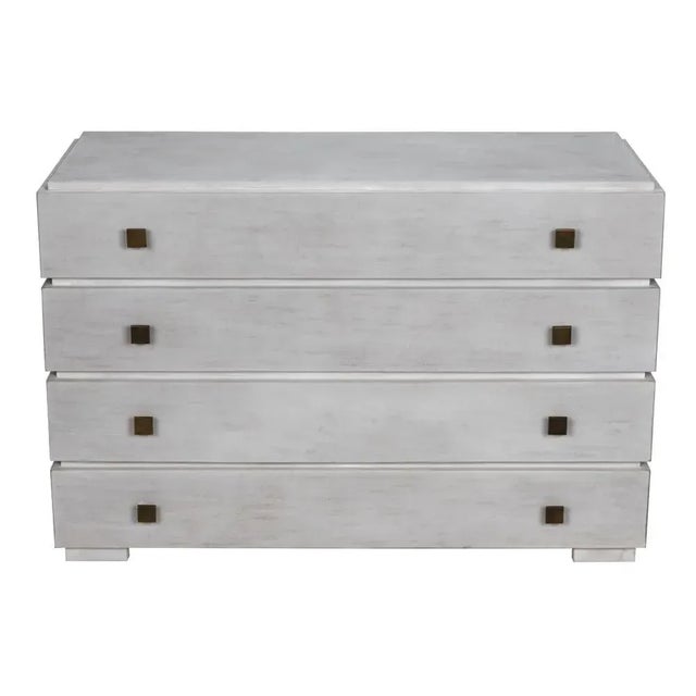 Mid-Century Modern NOIR Hofman Dresser, White Wash For Sale - Image 3 of 10
