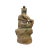 Rustic Wood Sitting Bodhisattva Kwan Yin Tara Buddha Statue For Sale - Image 4 of 6