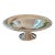Vintage Wm Rogers Silver Plate Pedestal Dish With Gadroon Trim For Sale