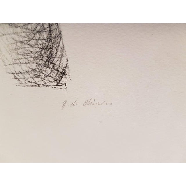 Hand signed and numbered.This lithograph is from the portfolio “Metamorphosis”. Reference: A. Ciranna, Giorgio de Chirico....