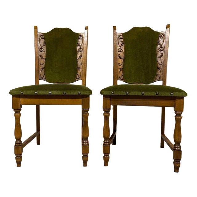 Vintage Chairs in Beech and Pine, Set of 2 For Sale