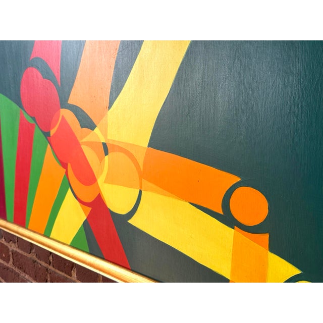 Quads II by Susan Hoffman Modernist Color Block Painting For Sale - Image 6 of 9