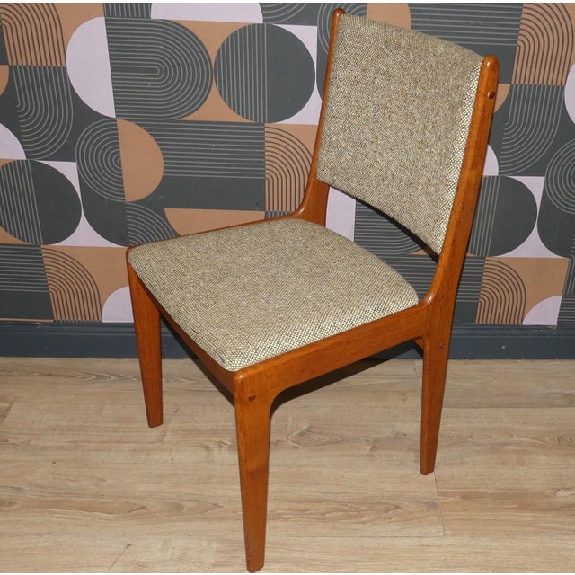 Vintage Teak Dining Chairs from IMHA, 1960s, Set of 6 For Sale - Image 15 of 18