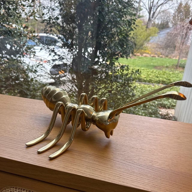 Early 21st Century Oversized Polished Gold Ant Sculpture by Nima Oberoi For Sale - Image 5 of 10