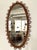 1960s Large Vintage Italian Organic Wall Mirror in Rattan and Bamboo, 1960s For Sale - Image 5 of 15