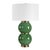 Kenneth Ludwig Chicago Banner Green Spheres Table Lamp For Sale - Image 4 of 6