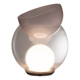 Giova Parabola Rosa Pulegosa Table Lamp by Gae Aulenti for Fontana Arte, 1970s For Sale