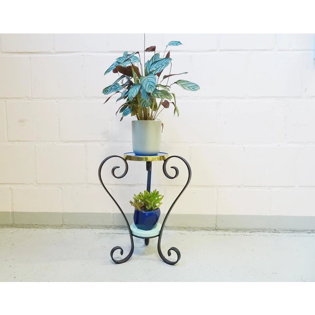 Mid-Century French Wrought Iron Planter, 1950s For Sale - Image 10 of 11