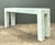 Contemporary Vintage Linen Buon Fresco Faux Finished Console Table in Venetian Green For Sale - Image 3 of 12