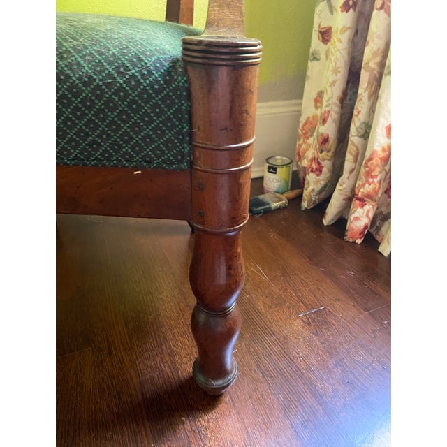 Empire Fauteuil De Bureau or Desk Chair, Circa 1820 For Sale - Image 4 of 4