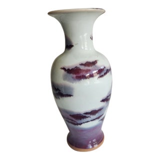 Mist on Mountains Vase For Sale